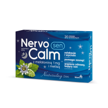 NervoCalm sen z melatoniną 1 mg i melisą