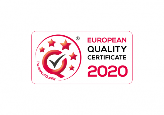 European Quality Certificate ® 2020